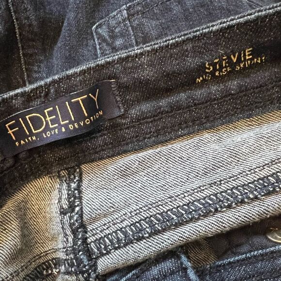 J BRAND Dark Wash Mid Rise Pencil Straight Leg Stretch Denim Jean 27 - Picture 9 of 9